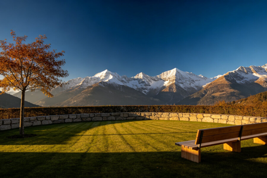 Jardin panoramique — vue Alpes, Vinzier